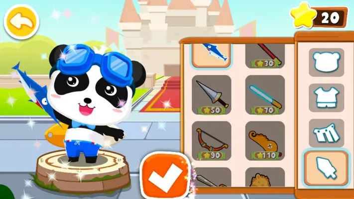 Little Panda's Jewel Adventure android App screenshot 1